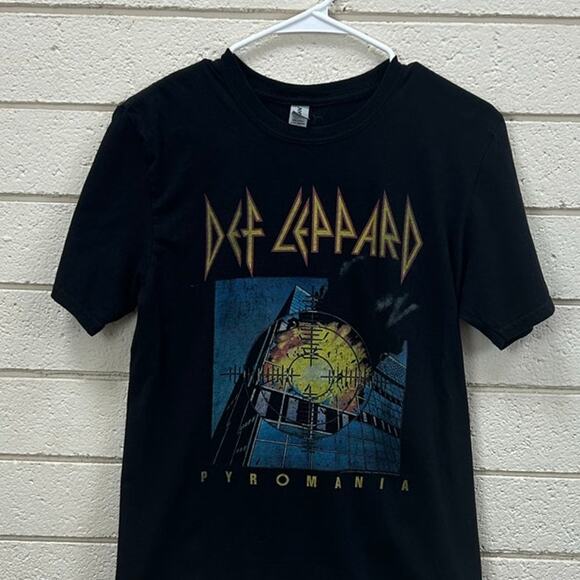 Def Leppard Black Band Tee size M - Picture 7 of 7